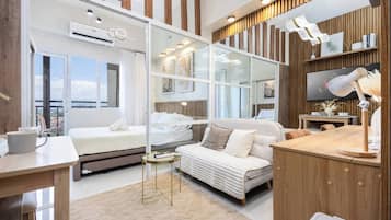 Studio, 1 Schlafzimmer, barrierefrei | Wohnzimmer
