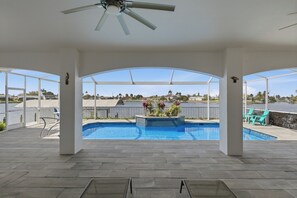 Pool - Welcoming Canal View Villa with Direct Access to the Gulf (Cape Coral)