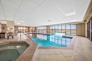 Indoor pool, outdoor pool - *Heart of Orange Beach - Gulf front*Pool*Balcony (Orange Beach)