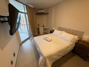 1 bedroom, iron/ironing board, WiFi, bed sheets - Beach dream, sea and lagoon views, fully equipped apartment. (Rio de Janeiro)