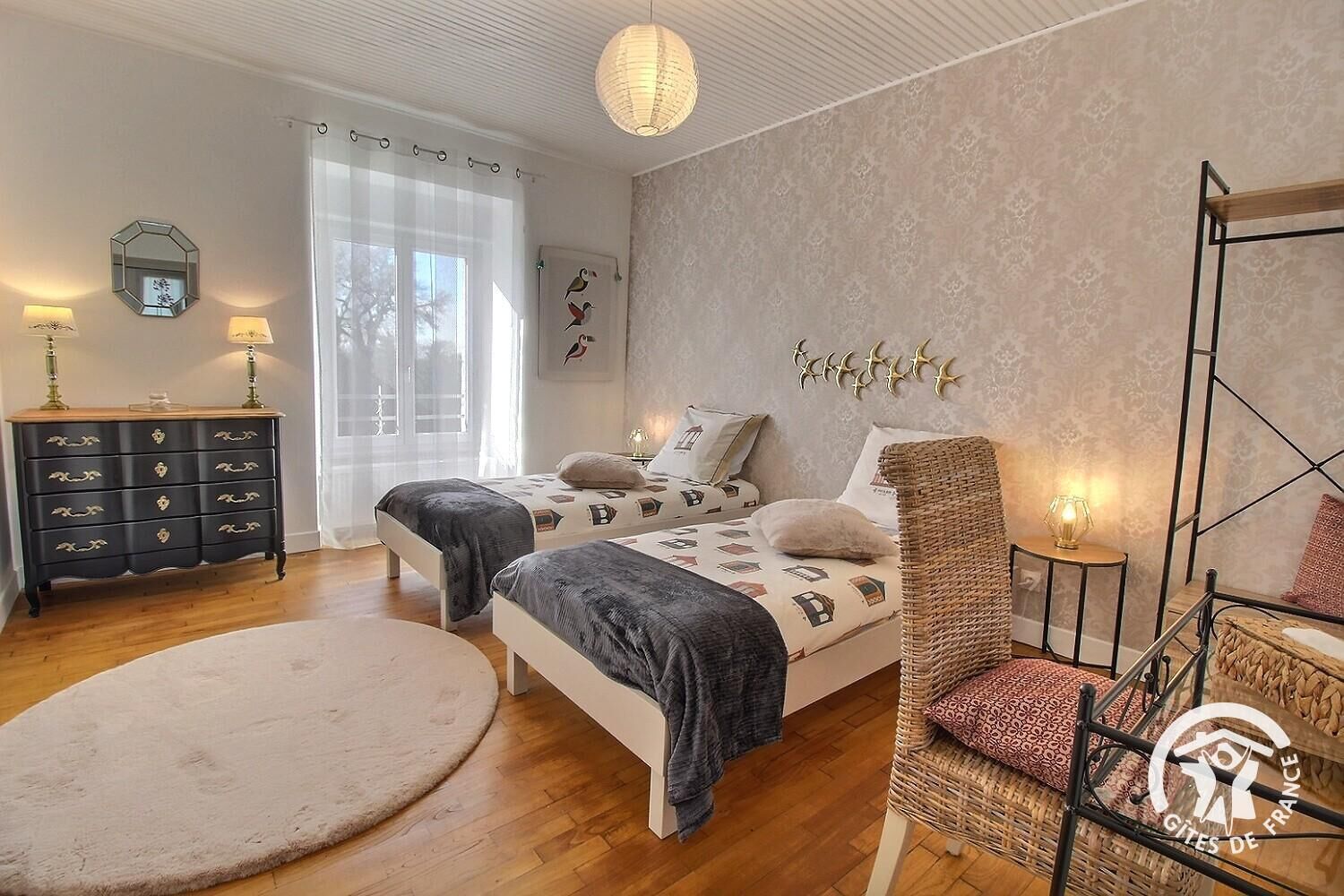 2 bedrooms, desk, iron/ironing board, free WiFi