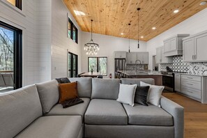 Smart TV, fireplace, ping pong - Elevated Cabin Living - Hot Tub, Firelight & Mountain Air (Blue Ridge)