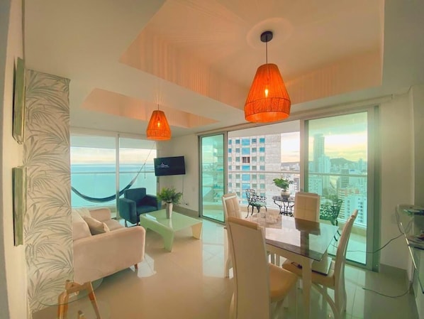 Smart TV - Ocean view Appartment 3005 (Right in front of the beach) (Cartagena de Indias)