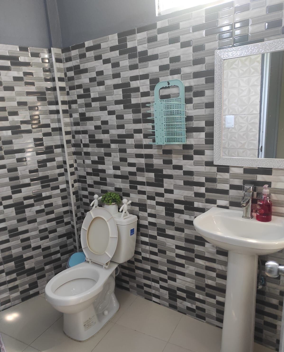 Towels, soap, toilet paper