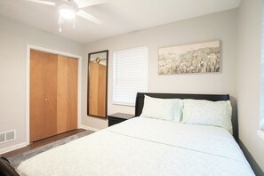 2 habitaciones, tabla de planchar con plancha y wifi 