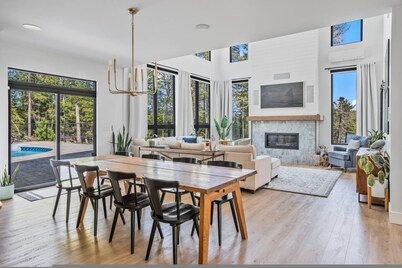 Lakefront Luxury Retreat w Heated Pool and Arcade