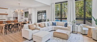 Lakefront Luxury Retreat w Heated Pool and Arcade