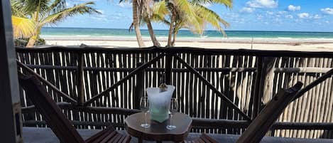 Superior Room, Non Smoking, Beach View | Terrace/patio