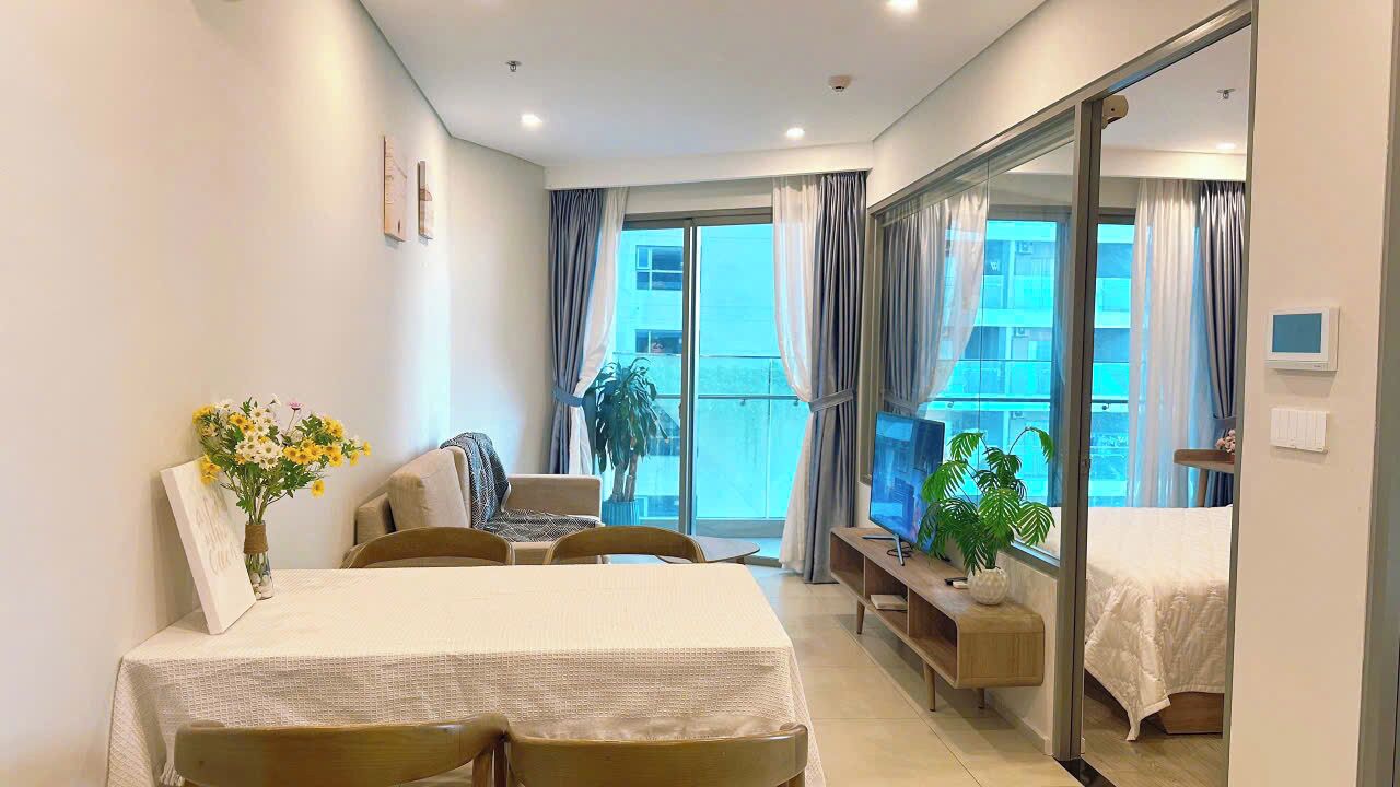 Apartemen, 2 kamar tidur, pemandangan kota | Meja kerja, ruang kerja ramah laptop, dan Wi-Fi gratis