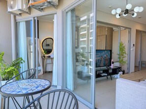 公寓, 2 间卧室, 简易厨房, 花园景观 | 住宿内部