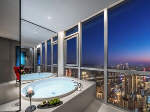 180° River View Family Room (1 King + 1 Sofa Bed) | Bathroom - SEYA Panoramic Hotel - Chongqing Cloud Eye - Managed by SEYA GROUP (Chongqing)