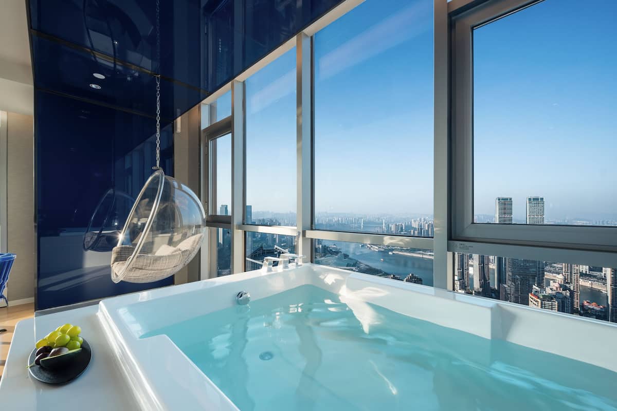 Superior Studio Suite, River View | In-room safe, blackout drapes, soundproofing, iron/ironing board