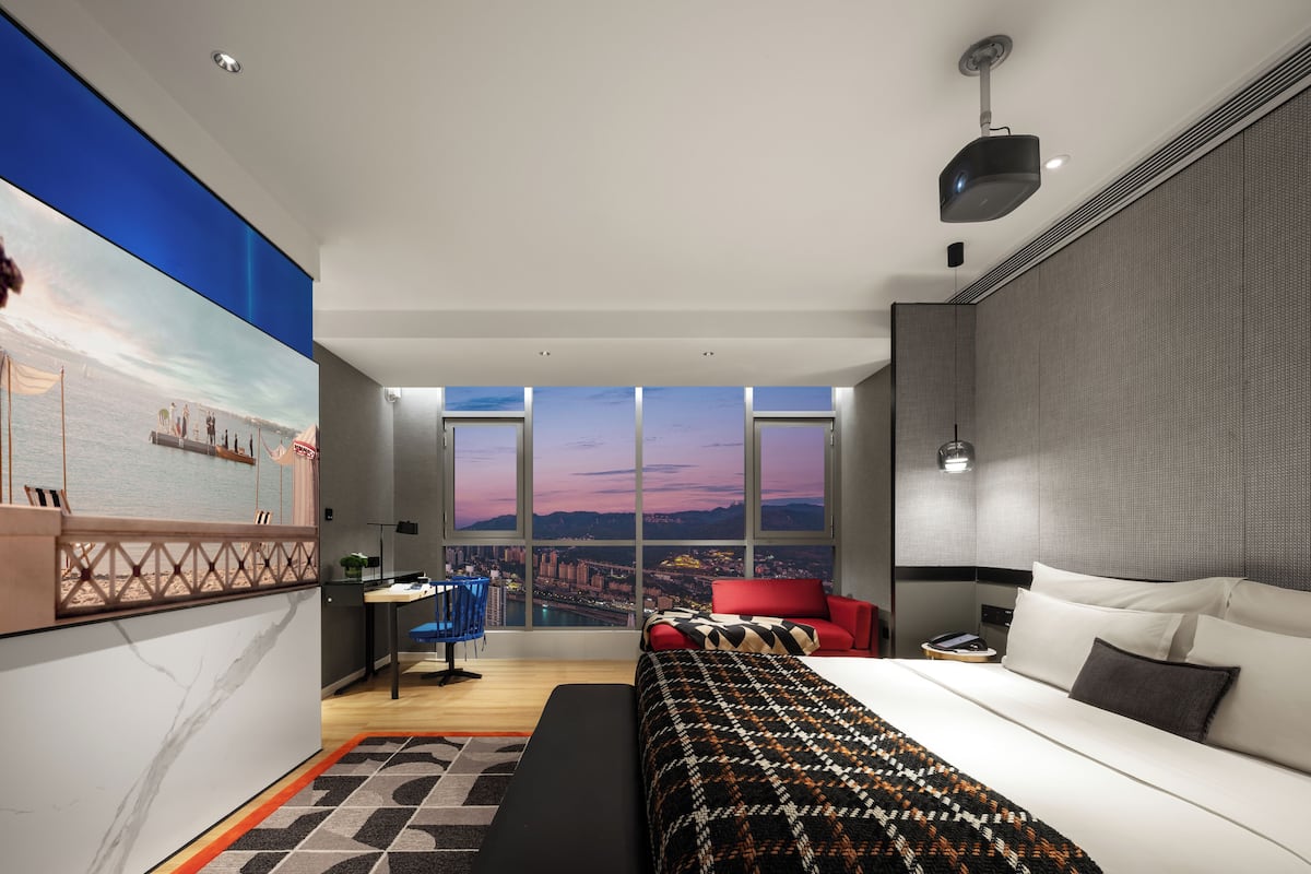 Classic Studio Suite, River View | In-room safe, blackout drapes, soundproofing, iron/ironing board