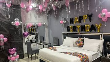 Deluxe Double Room, City View | Desk, laptop workspace, free WiFi