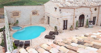 Villa Fortino: A characteristic two-story age-old estate in a quiet position, surrounded by the Sicilian countryside, with Free WI-FI.