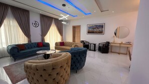 Living area - Luxury 3 Bedroom Flat (Ikeja)