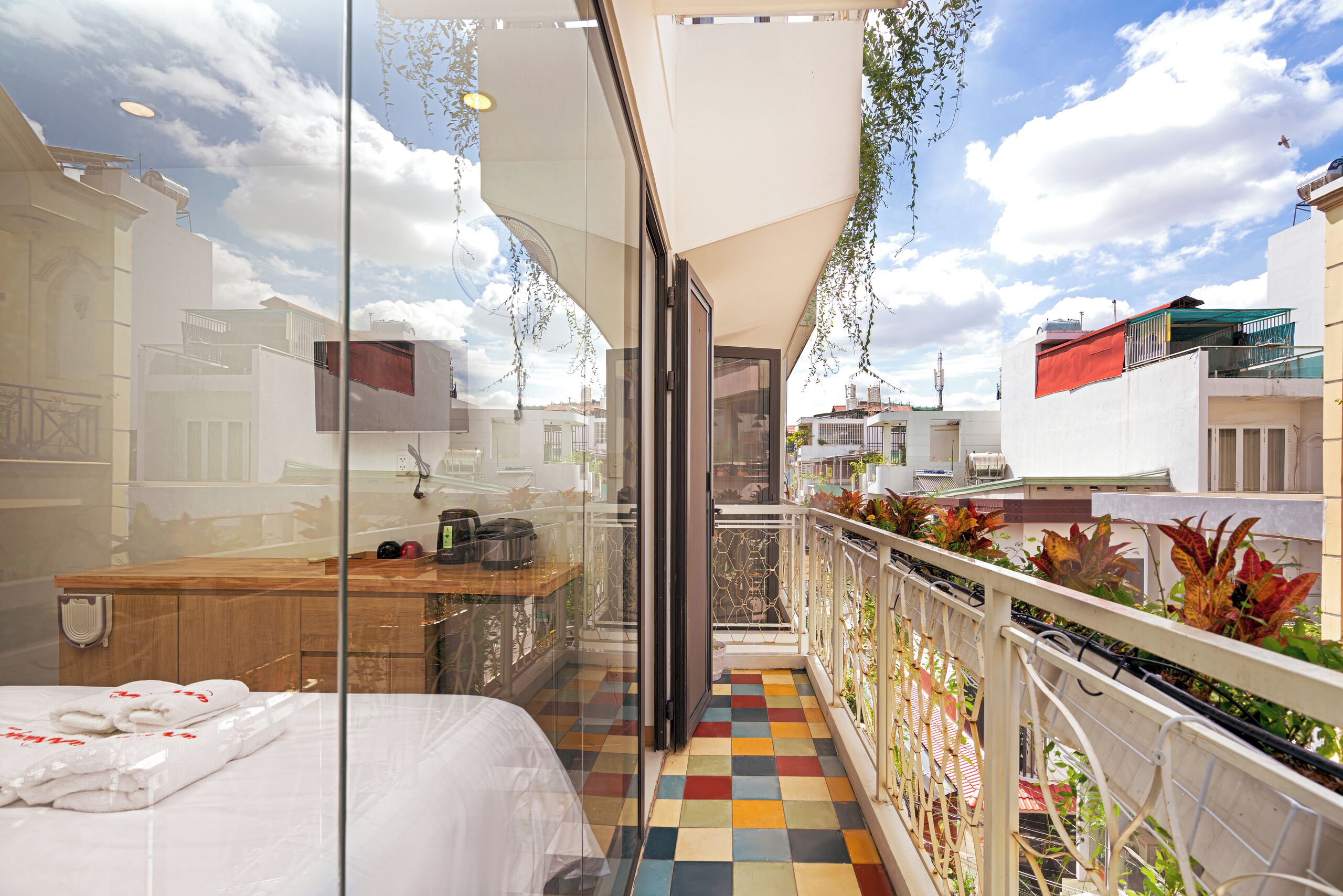 Deluxe-Zimmer, Balkon | Terrasse/Patio