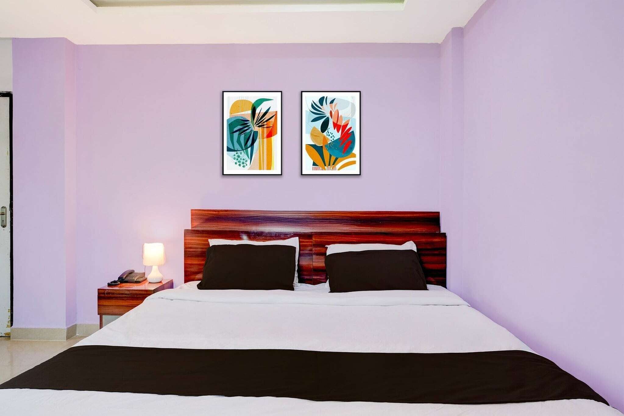 1 makuuhuone, työpöytä, vuodevaatteet