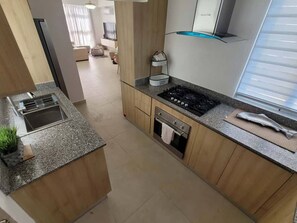 Fridge, microwave, oven, stovetop - Damani Modern Pool Villa Escape (Punta Cana)