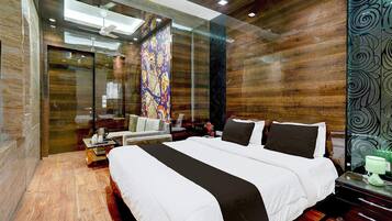 1 makuuhuone, työpöytä, ilmainen Wi-Fi, vuodevaatteet