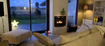 Forest cottage by the sea