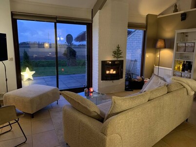 Forest cottage by the sea