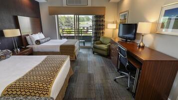 1 bedroom, desk, travel crib, free WiFi