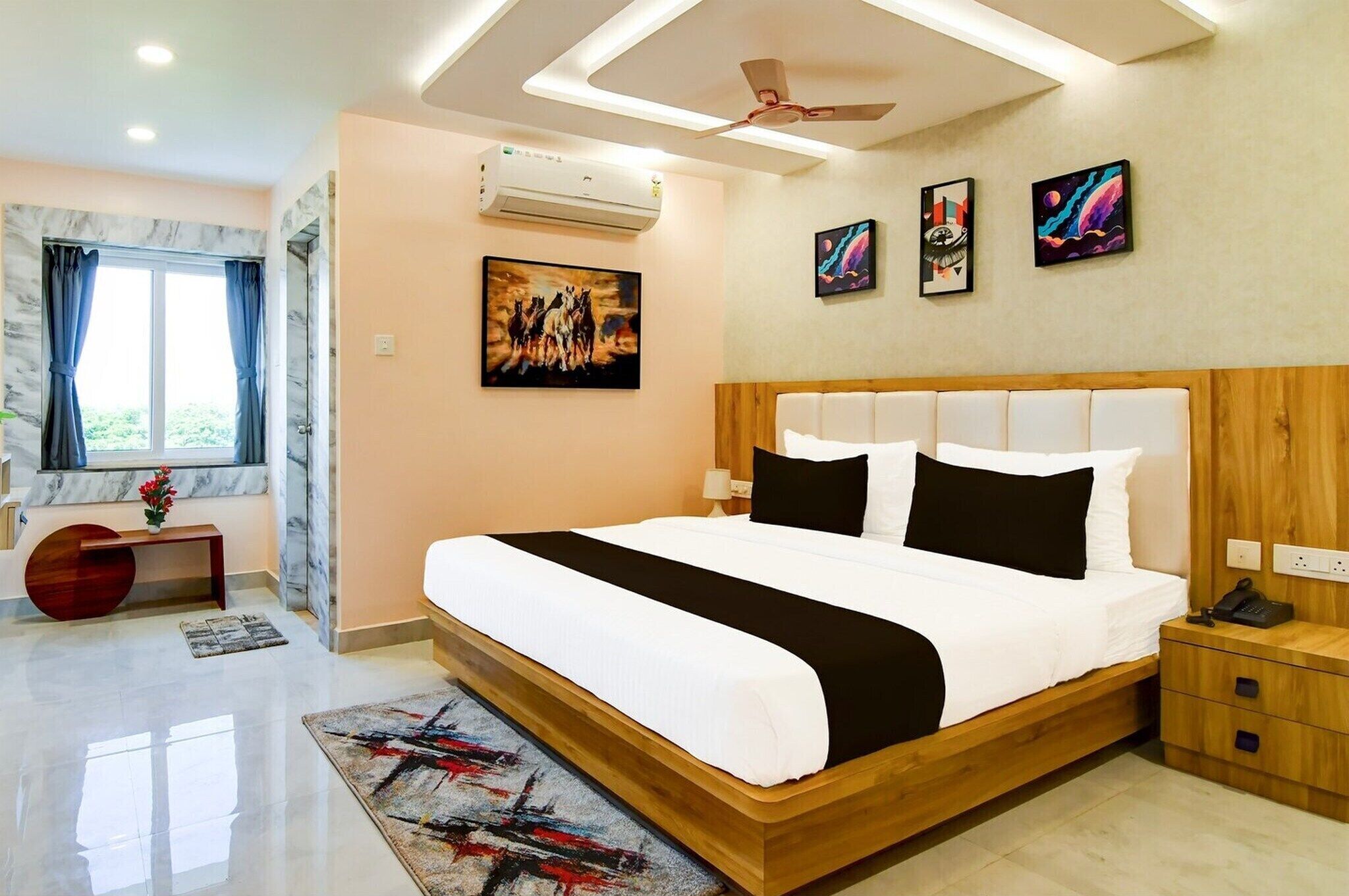 1 chambre, bureau, draps fournis