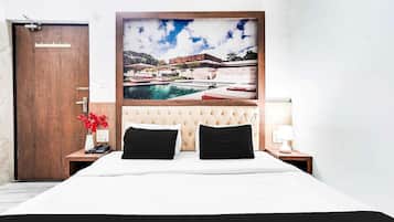 1 slaapkamer, een bureau, gratis wifi, beddengoed