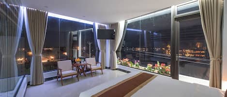 Panoramic Double Room, Balcony, Mountain View | Minibar, blackout drapes, soundproofing, free WiFi
