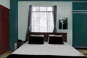Desk, bed sheets - Townhouse Howell Crossway Shillong (Shillong)