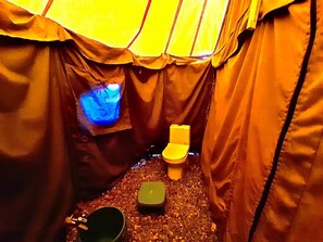 Comfort Tent, Private Bathroom, Mountain View - Ronak Happy Stay River Side Camping (Balichauki)