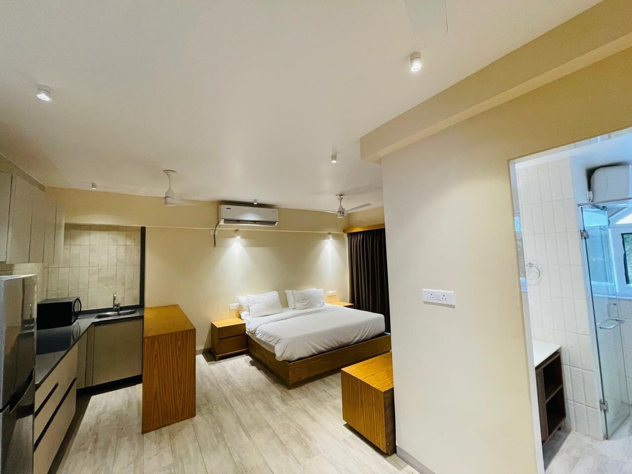 Deluxe Studio, 1 Double Bed, Kitchen