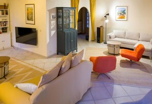 House | Living room - Two Family Cottages With Swimming Pool (Carces)