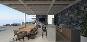Outdoor dining - Nelisa, A Private Sanctuary of Sun, Sea & Timeless Luxury in Crete (Vlychada)