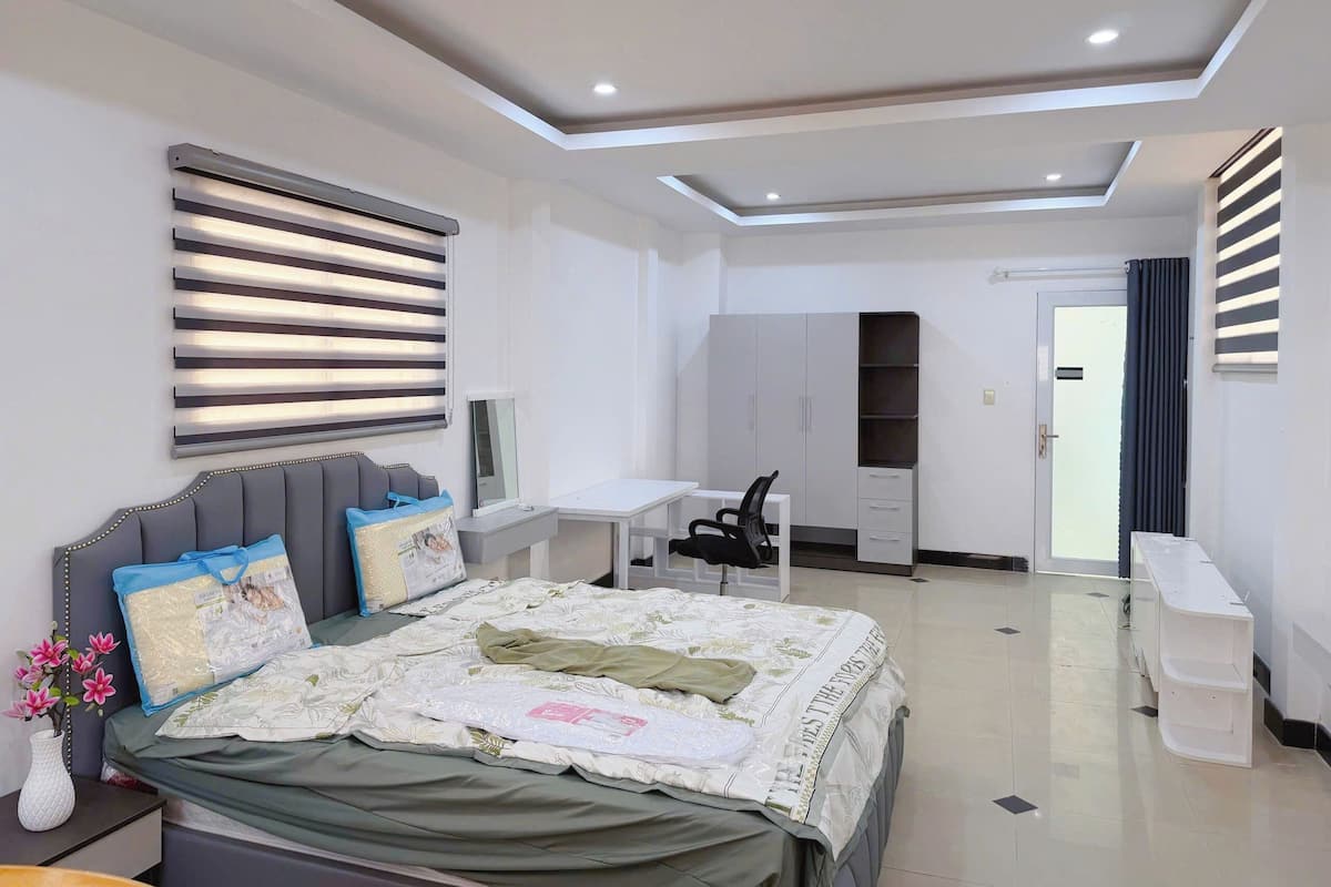 Chambre Double Standard | Bureau, espace de travail pour ordinateur portable, Wi-Fi gratuit