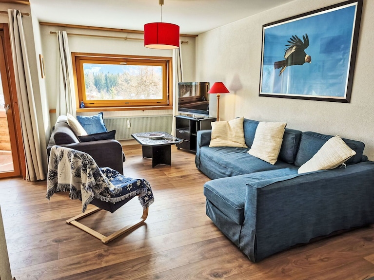 Joli Appartement Pour 6 Personnes Avec Wifi, Tv, Balcon, Animaux Admis Et Vue Panoramique - Anzère