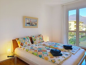 2 Schlafzimmer, Reisekinderbett, kostenloses WLAN