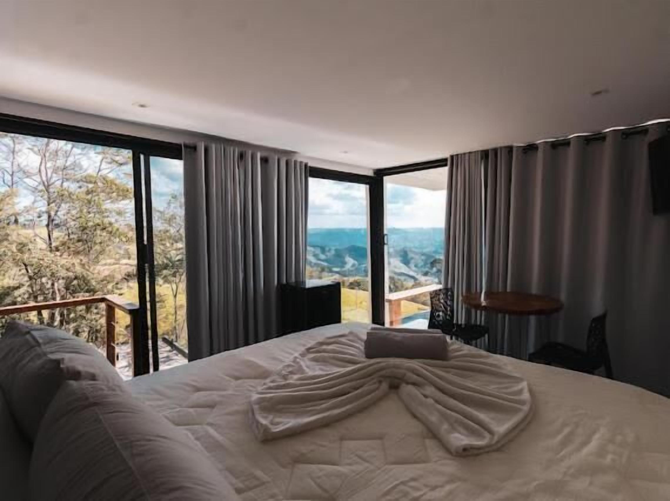 Deluxe Double Room, 1 King Bed, Balcony, Hill View