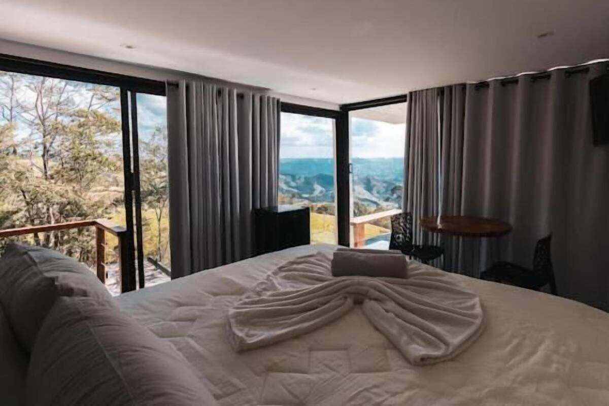 Deluxe Double Room, 1 King Bed, Balcony, Hill View