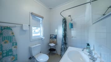 Towels, soap, toilet paper