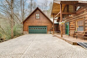 House (3 Bedrooms) | Interior - Waterfall Log Cabin: Private Hot Tub & Game Room (Gatlinburg)