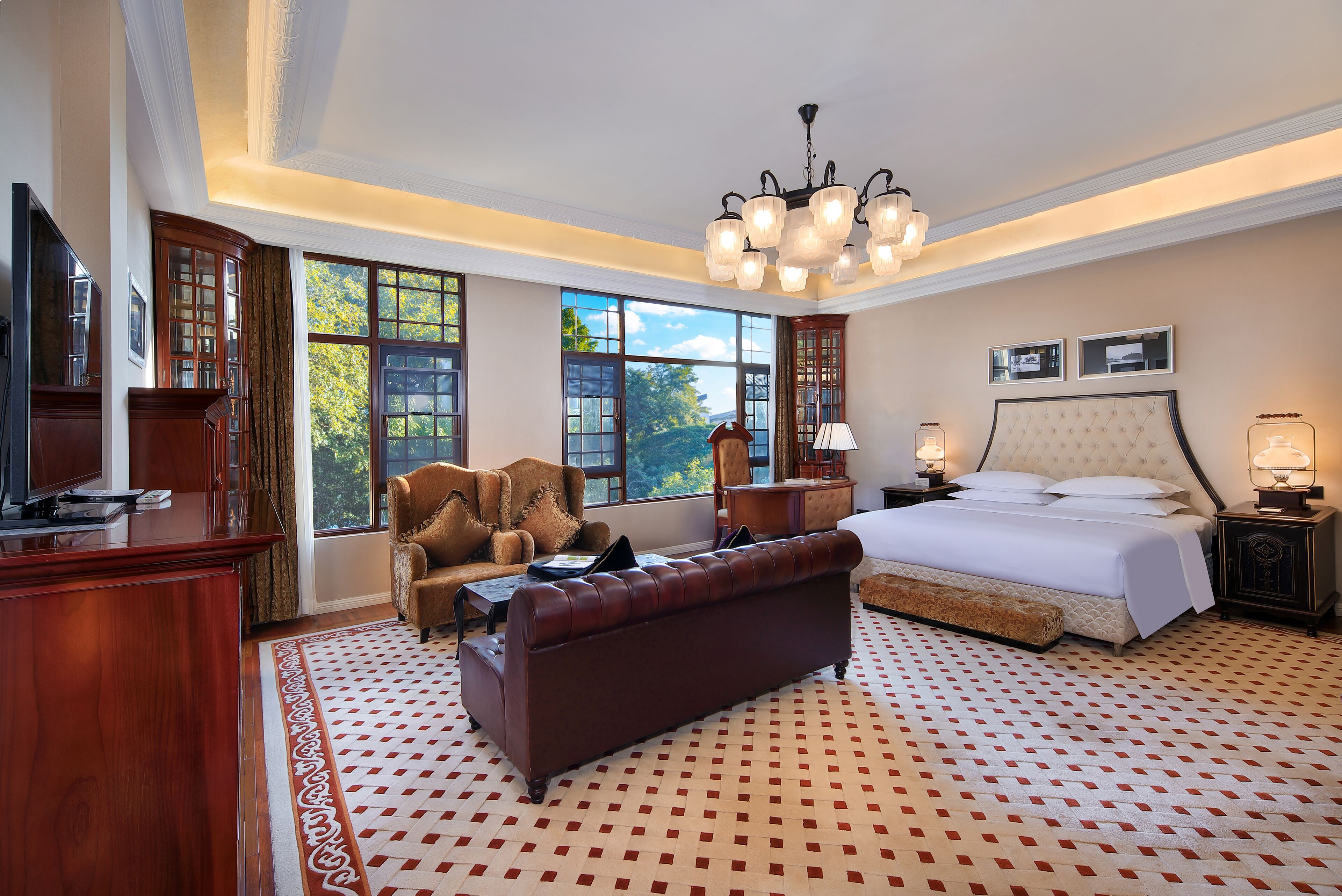 Phòng đôi phong cách cổ điển, quang cảnh hồ