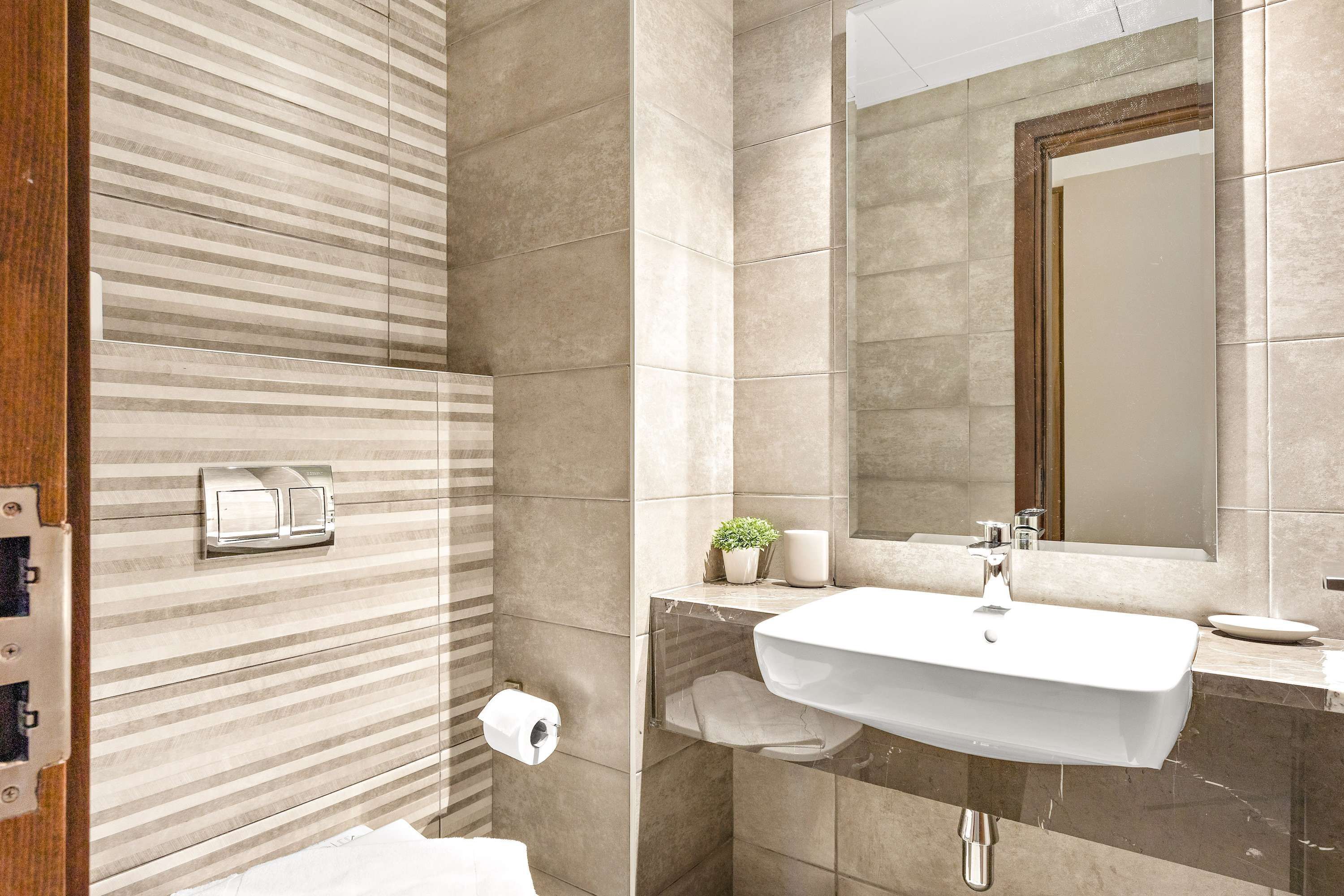 Apartemen, akses difabel | 2 kamar tidur dan internet