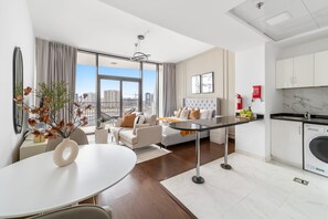 Studio, Accessible | Internet - Silkhaus New Studio Binghatti Pearl in DSO (Dubai)