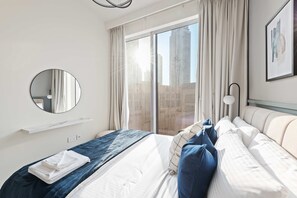 Apartment, Accessible | 1 bedroom, Internet - Downtown Apartment w Tower Pool Balcony (Dubai)