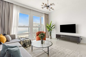 Apartment, Accessible - Silkhaus Chic 2BR in Horizon Tower Near Beach (Abu Dhabi)