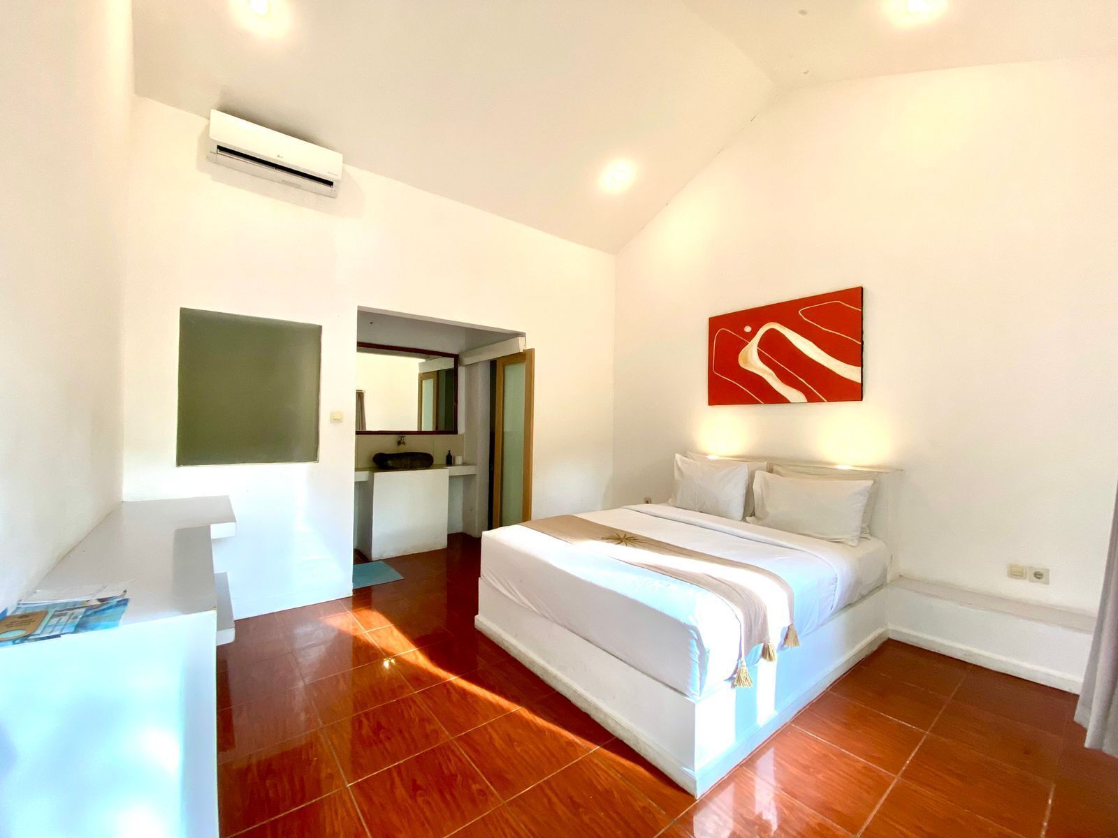 Kamar Double atau Twin Standar, balkon, pemandangan kebun