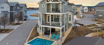 Lake Front home with awesome views and heated pool