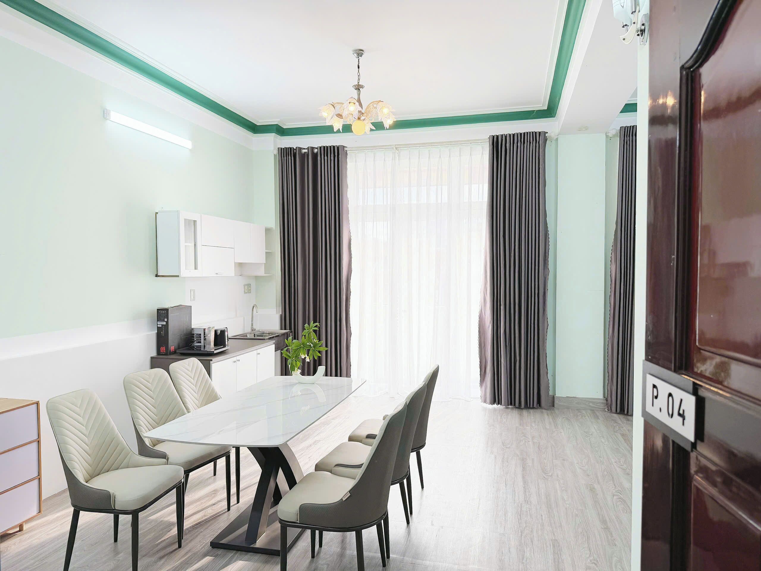 Dormitório compartilhado família, sacada